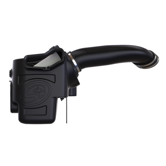 Cold Air Intake For 17-19 Ford F250 F350 V8-6.7L Powerstroke Dry Extendable White S&B