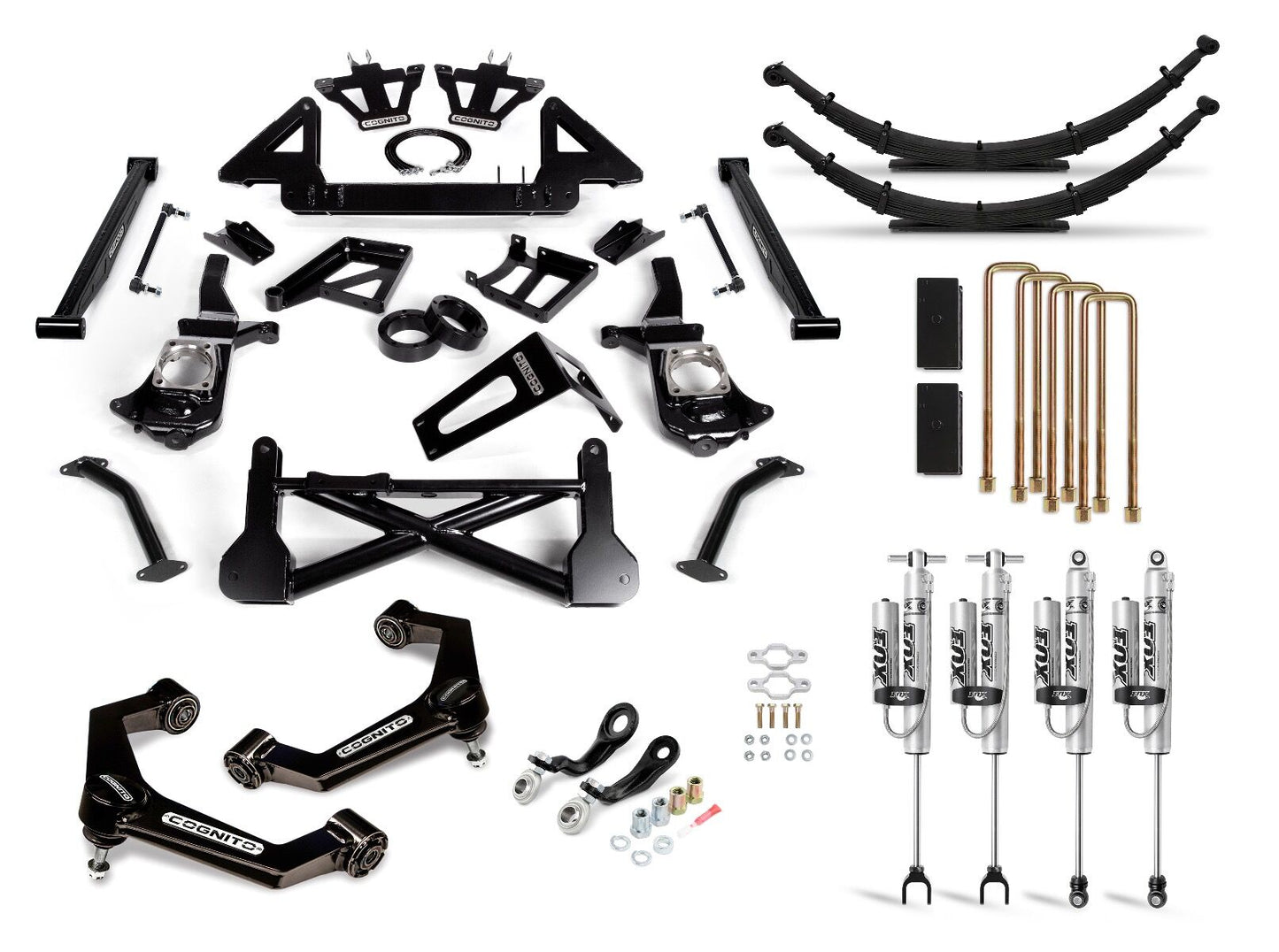 Cognito 10-Inch Performance Lift Kit with Fox PSRR 2.0 Shocks For 20-25 Silverado/Sierra 2500/3500 2WD/4WD - 210-P1034