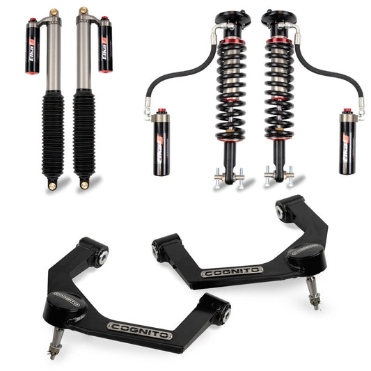 xCognito 2.5-Inch Elite Leveling Kit with Elka 2.5 Reservoir Shocks for 21-25 Ford F-150 4WD