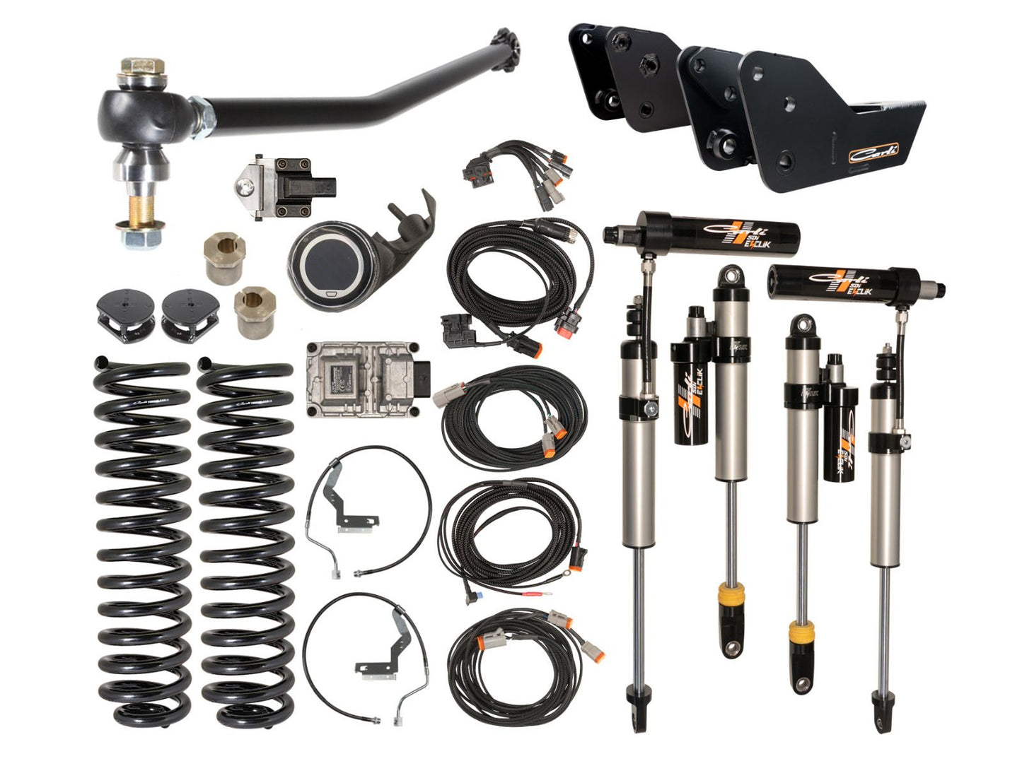 CARLI 2023-2025 FORD F250/350 4X4 7.3L GAS 3.0" LIFT E-VENTURE SYSTEM