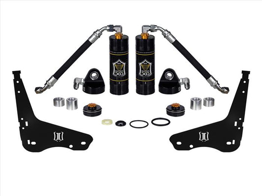 ICON 2007-2021 Toyota Tundra/2008-2022 Toyota Sequoia, Coilover Reservoir w/ CDCV Upgrade Kit With Seals, Pair