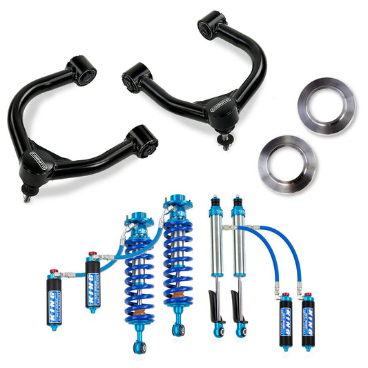 Cognito 3-Inch Elite Leveling Lift Kit with King 2.5 Reservoir Shocks for 22-25 Toyota Tundra 2WD/4WD w/ Rear Coil Springs - 535-P1228