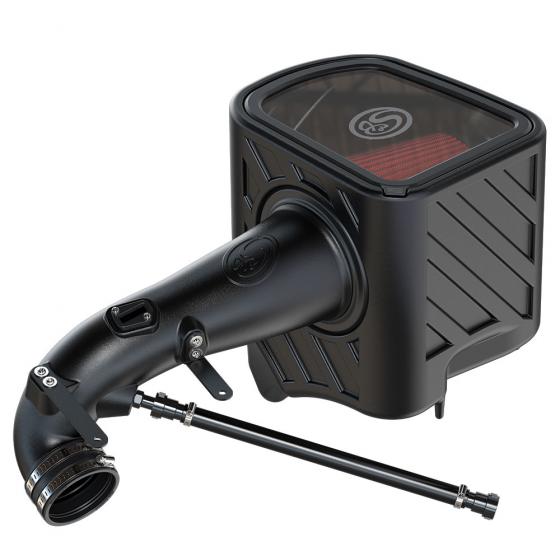 Cold Air Intake For 20-24 Silverado/Sierra 2500/3500 6.6L with Cotton Cleanable Filter S&B
