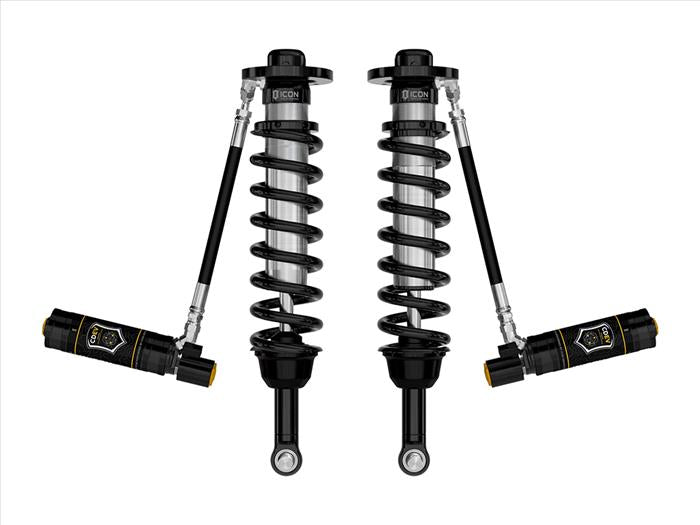 ICON 2021-2023 Ford F-150 4WD/Tremor, 3.5-4.5"/2.5-3" Lift, Front 2.5 VS Remote Reservoir with CDEV Coilovers, Pair