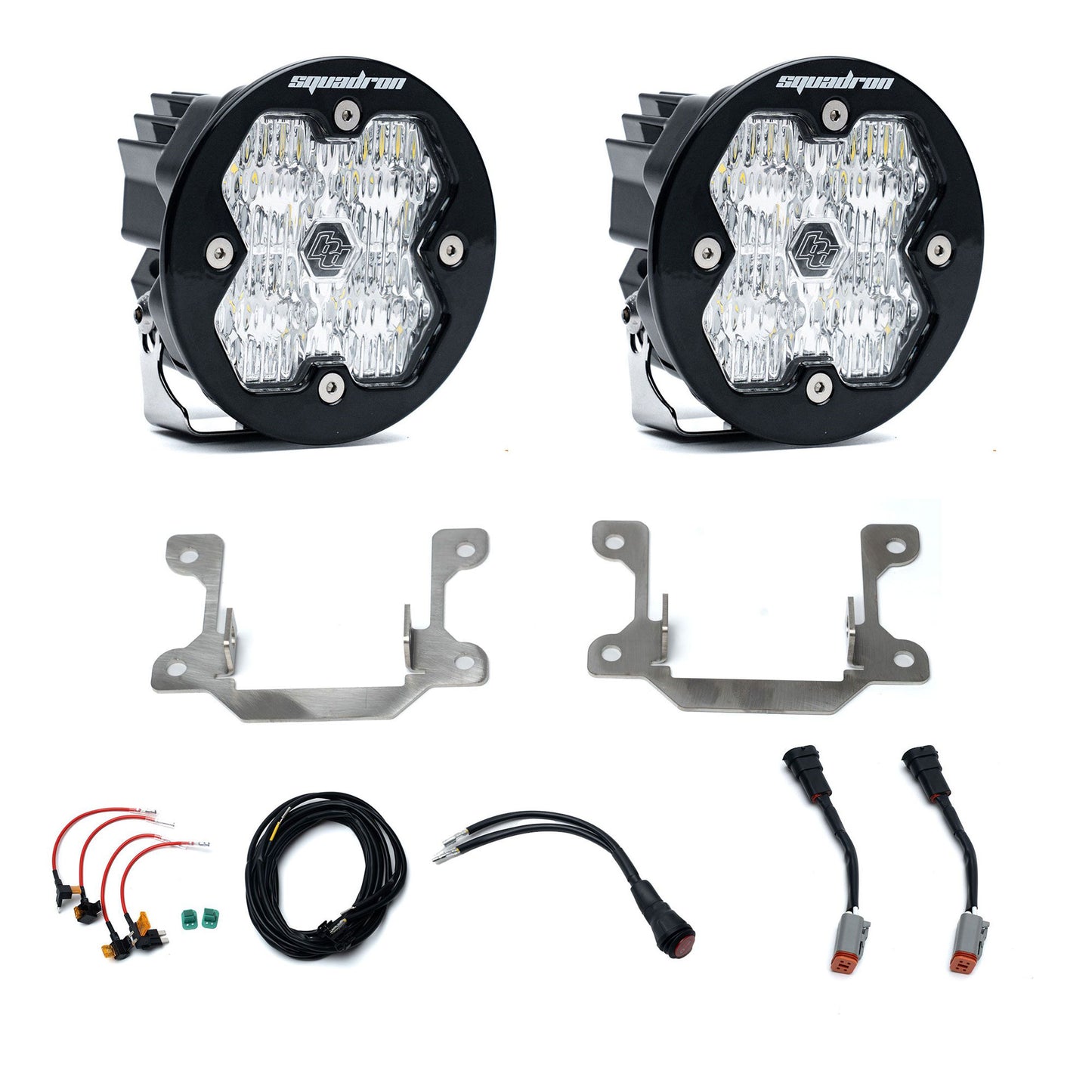 Squadron 2.0 Sport Fog Pocket Light Kit - RAM 2019-25 2500/3500; Note: Big Horn *CLEAR*