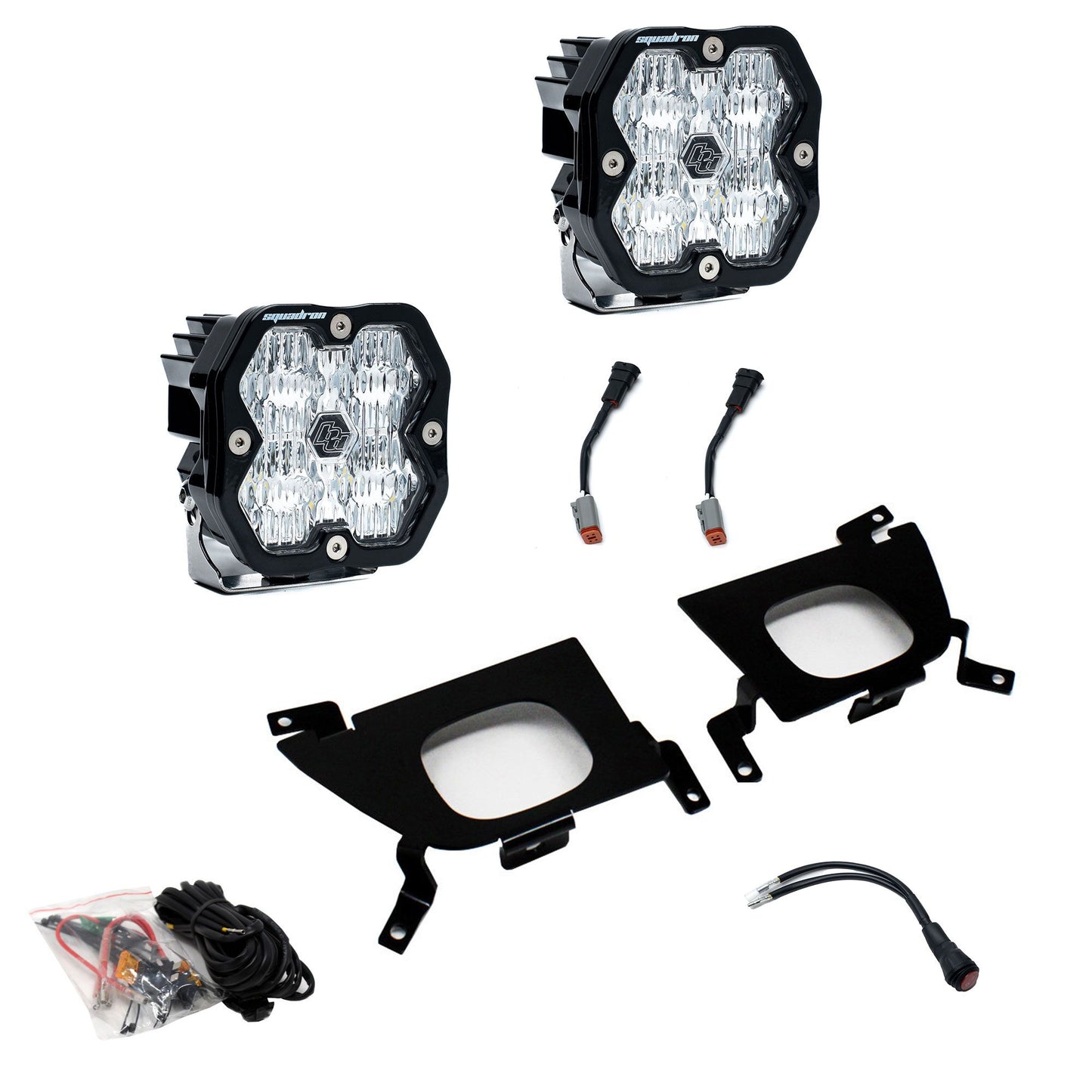 Squadron 2.0 Sport Fog Pocket Light Kit - Chevy 2019-22 Silverado 1500; 2020-22 2500HD/3500HD *CLEAR*