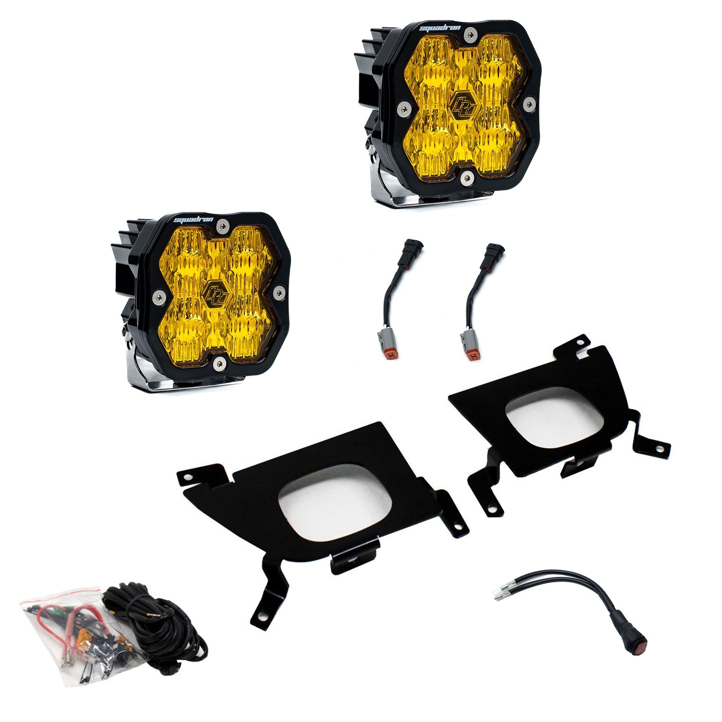 Squadron 2.0 Sport Fog Pocket Light Kit - Chevy 2019-22 Silverado 1500; 2020-22 2500HD/3500HD *AMBER*