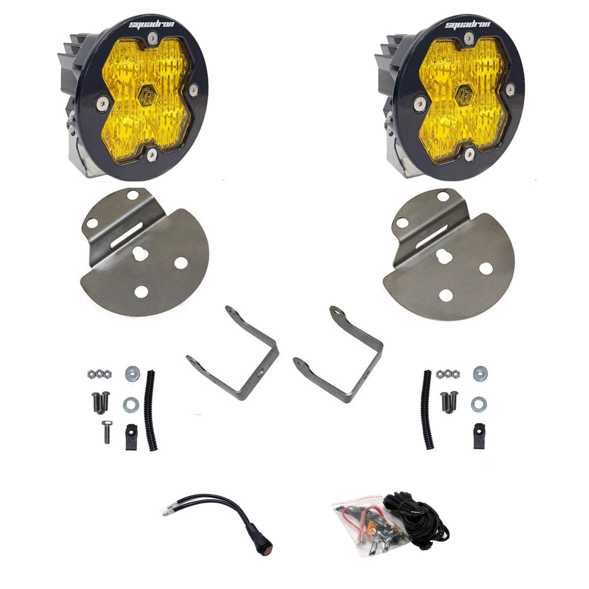 Squadron-R 2.0 Sport Fog Pocket Light Kit - Chevy/GMC 2015-19 Colorado/Canyon/Silverado/Sierra/2500HD/3500HD *AMBER*