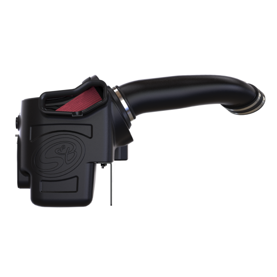 Cold Air Intake For 17-19 Ford F250 F350 V8-6.7L Powerstroke Cotton Cleanable Red S&B