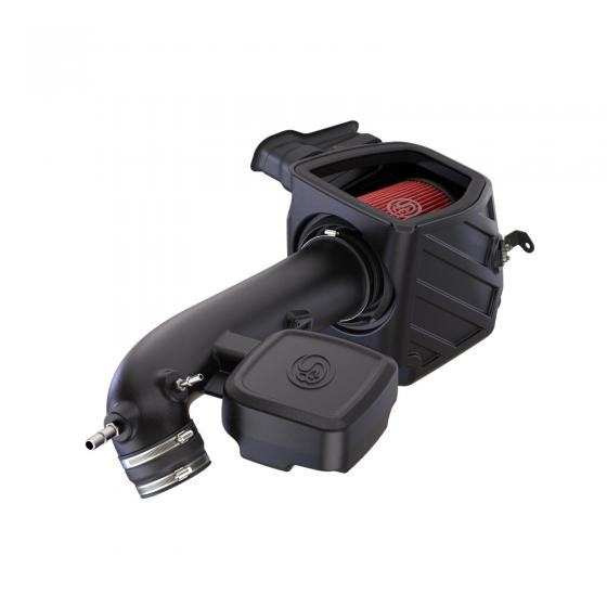 Cold Air Intake For 20-22 Ford F250 F350 7.3L Powerstroke Cotton Cleanable Red S&B