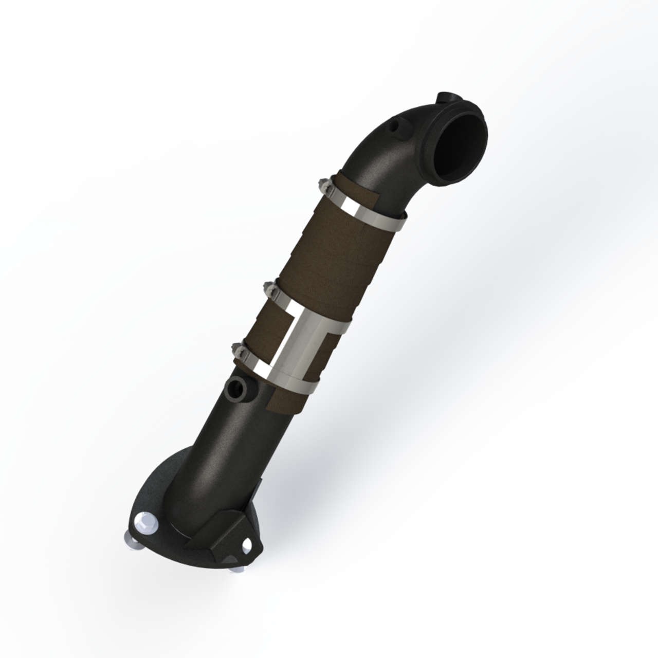 Aluminized Steel 3" Down Pipe- Carb EO # D-763-2