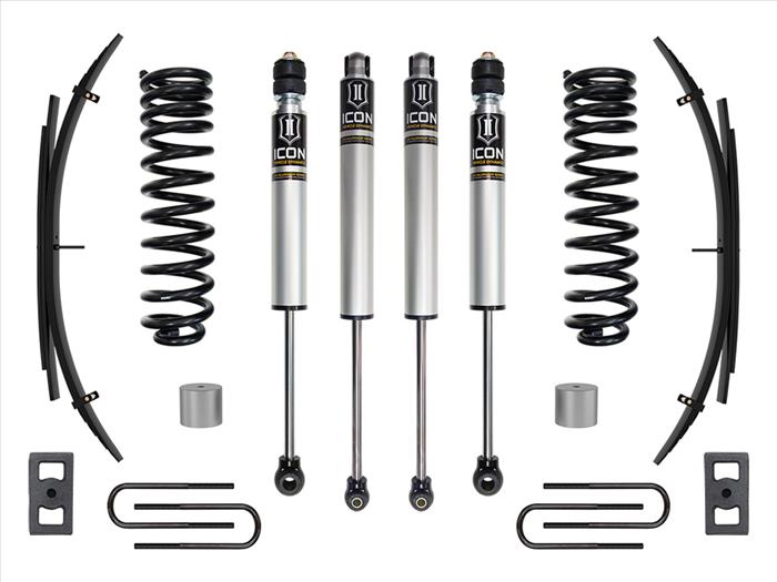 ICON 2023-2025 Ford F-250/F-350 Super Duty 4WD Diesel, 2.5" Lift, Stage 1 Suspension System w/ Expansion Packs