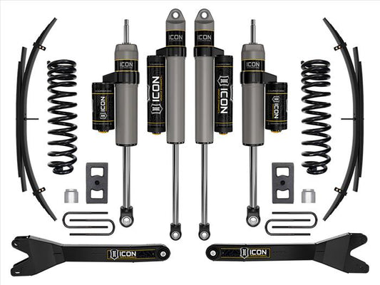 ICON 2023-2025 Ford F-250/F-350 Super Duty 4WD Diesel, 2.5" Lift, Stage 2 Suspension System w/ Radius Arms and Expansion Packs
