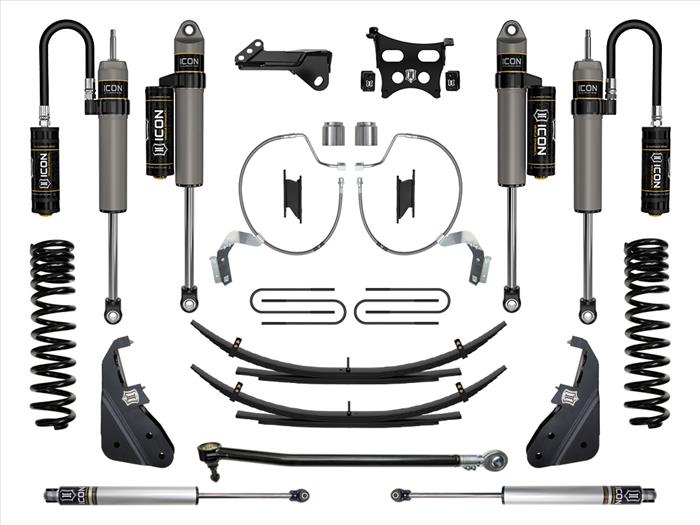 ICON 2023-2025 Ford F-250/F-350 Super Duty 4WD Diesel, 4.5" Lift, Stage 4 Suspension System w/ Expansion Packs