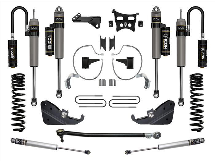 ICON 2023-2025 Ford F-250/F-350 Super Duty 4WD Diesel, 4.5" Lift, Stage 4 Suspension System