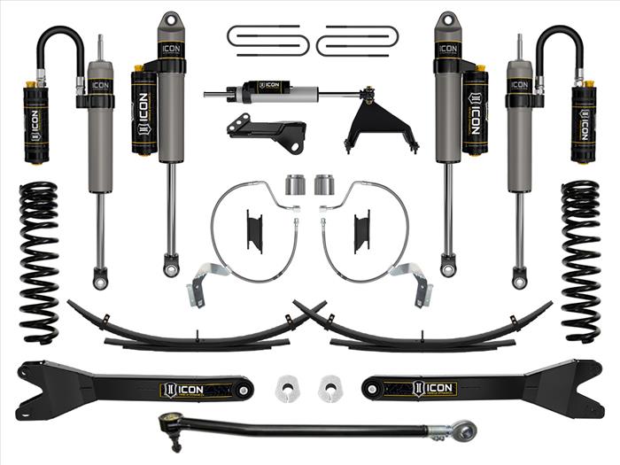 ICON 2023-2025 Ford F-250/F-350 Super Duty 4WD Diesel, 4.5" Lift, Stage 5 Suspension System w/ Radius Arms & Expansion Packs