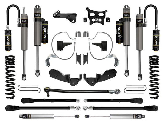 ICON 2023-2025 Ford F-250/F-350 Super Duty 4WD Diesel, 4.5" Lift, Stage 6 Suspension System