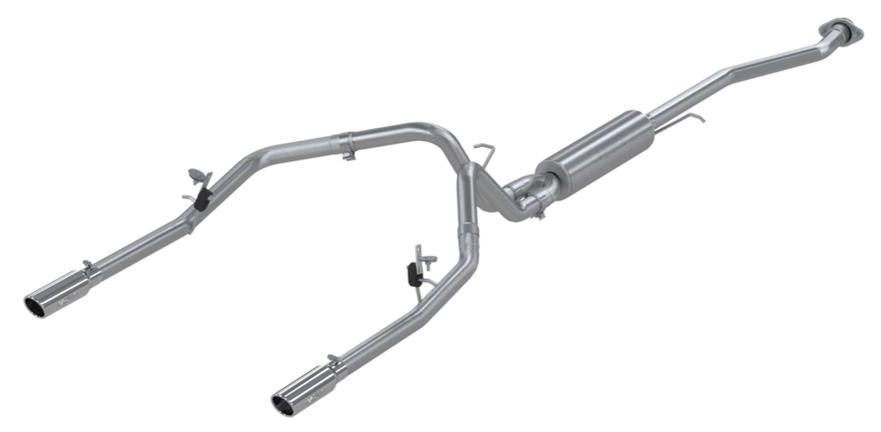 T409 Stainless Steel 2.5" Cat Back Dual Split Rear