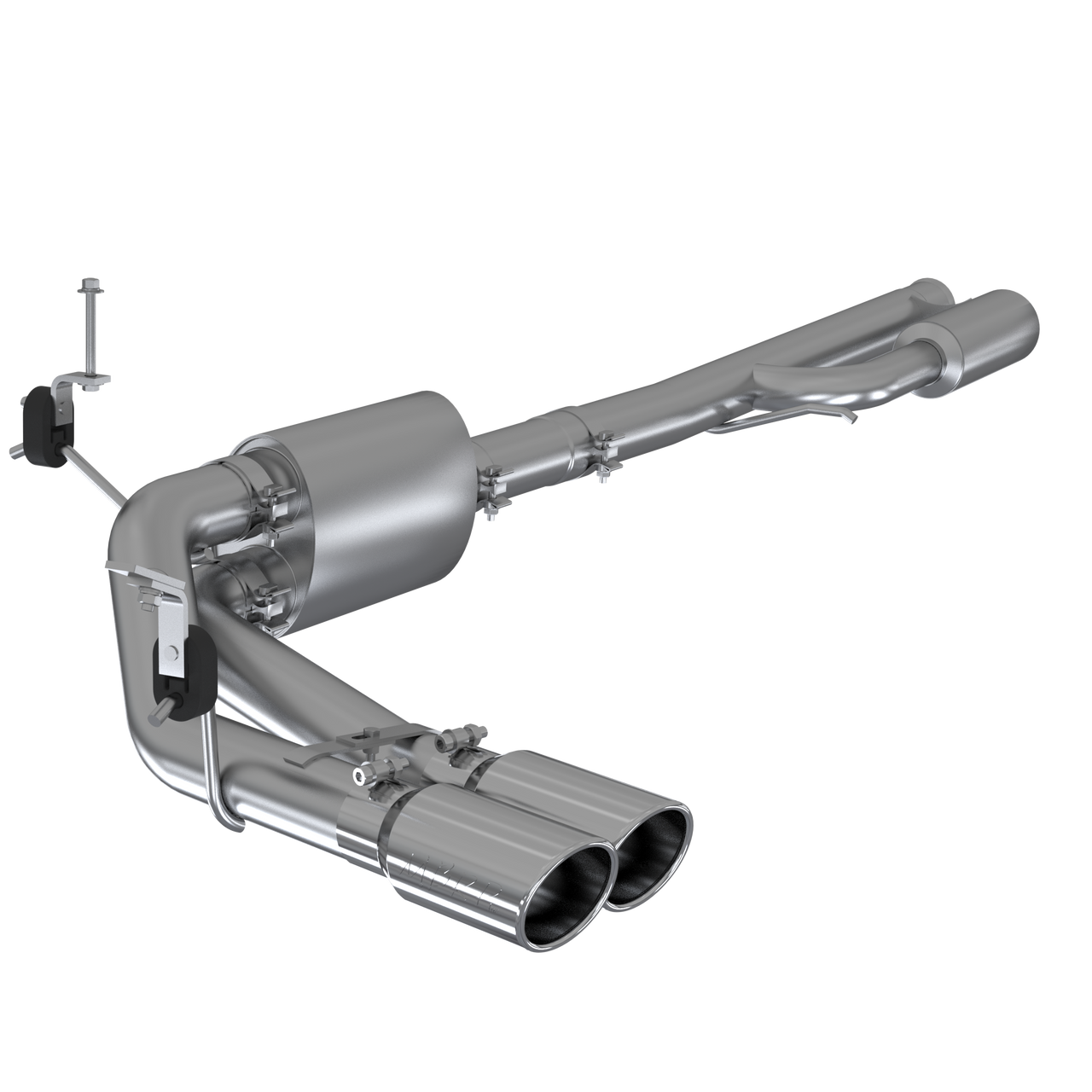 T304 Stainless Steel 3" Cat Back Pre-Axle Dual Side Exit
