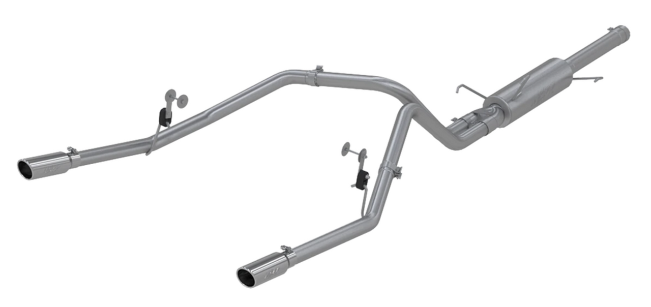 T409 Stainless Steel 2.5" Cat Back Dual Split Rear