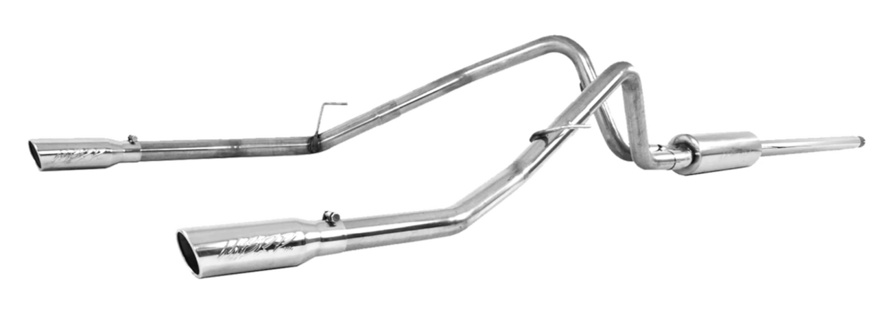 T409 Stainless Steel 2.5" Cat Back Dual Split Rear