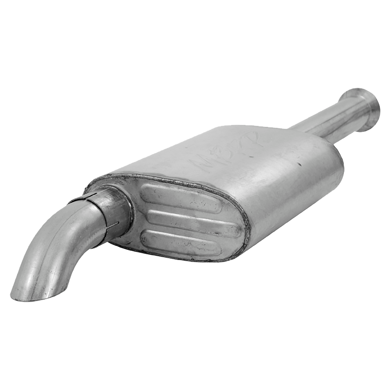 Aluminized Steel 2.5" Cat Back Single Off-Road Turn Down