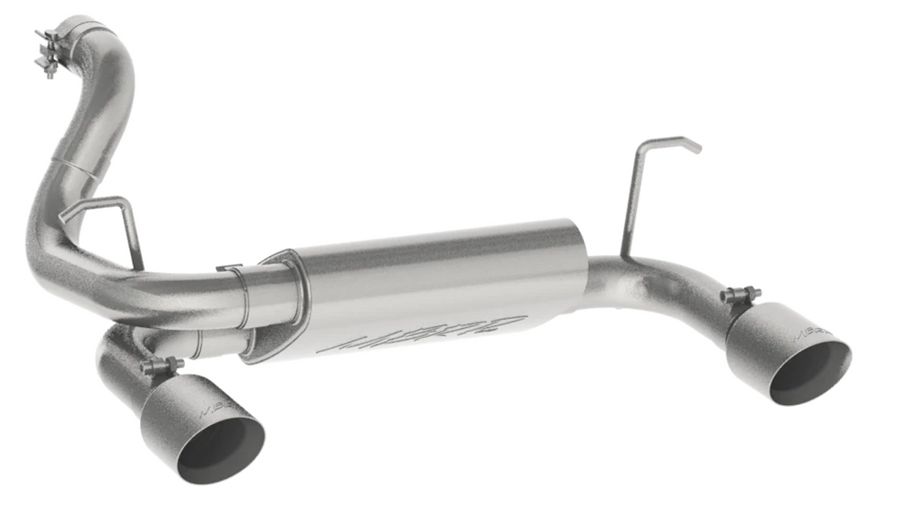Aluminized Steel 2.5" Axle Back Dual Rear Exit