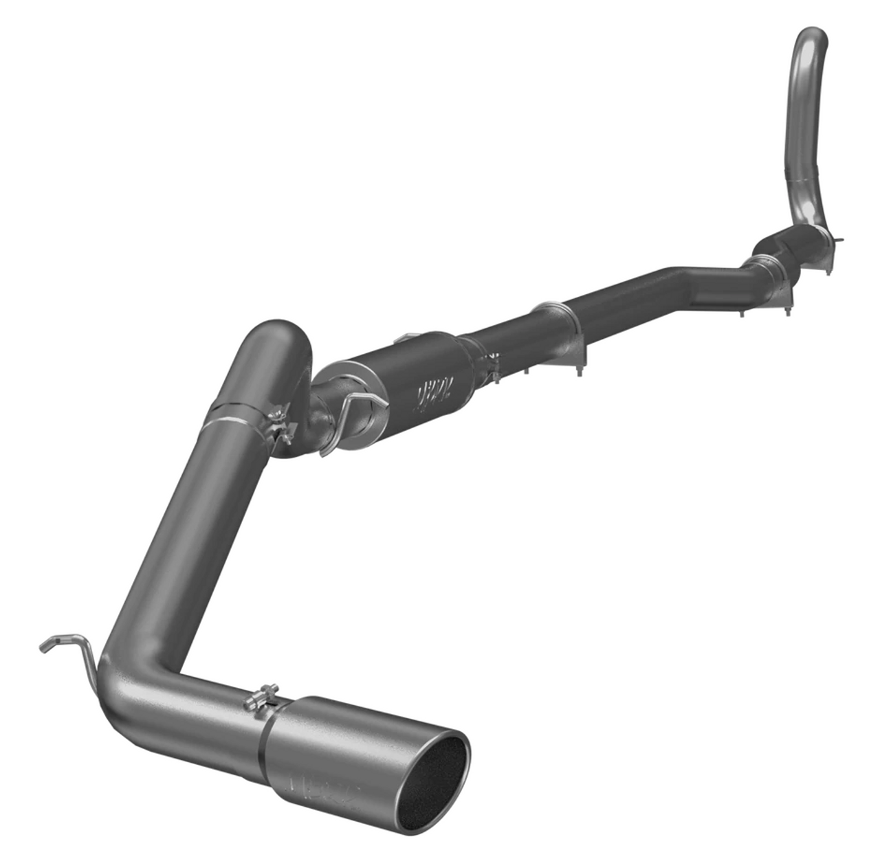 T409 Stainless Steel 4" Turbo Back Single Side Exit