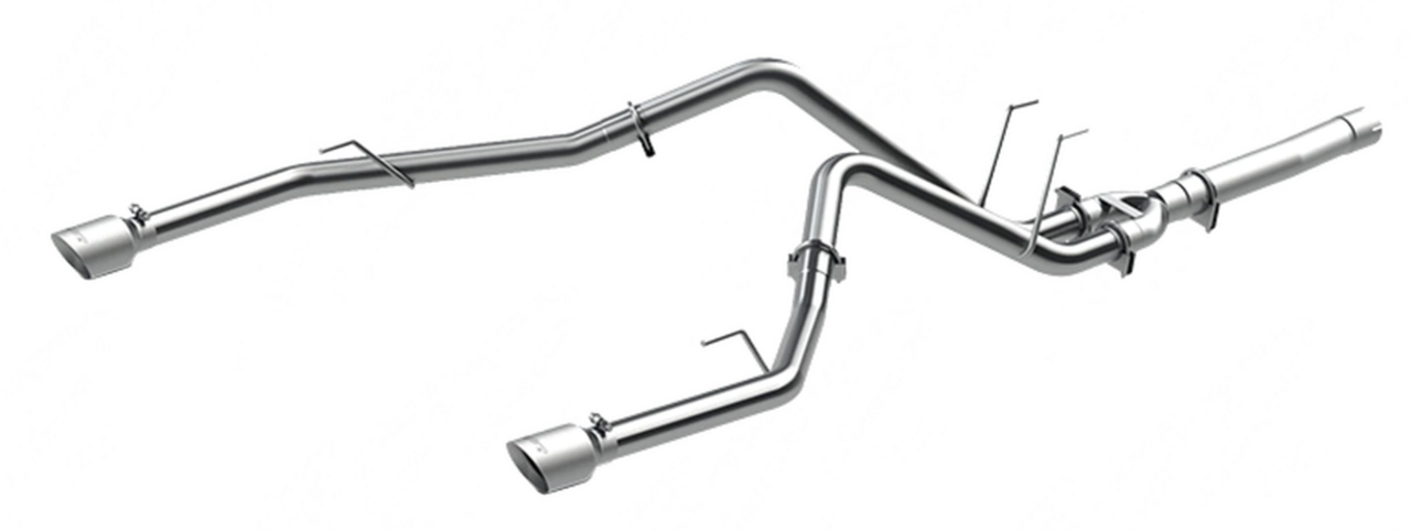 Aluminized Steel 2.5" Filter Back Dual Split Rear