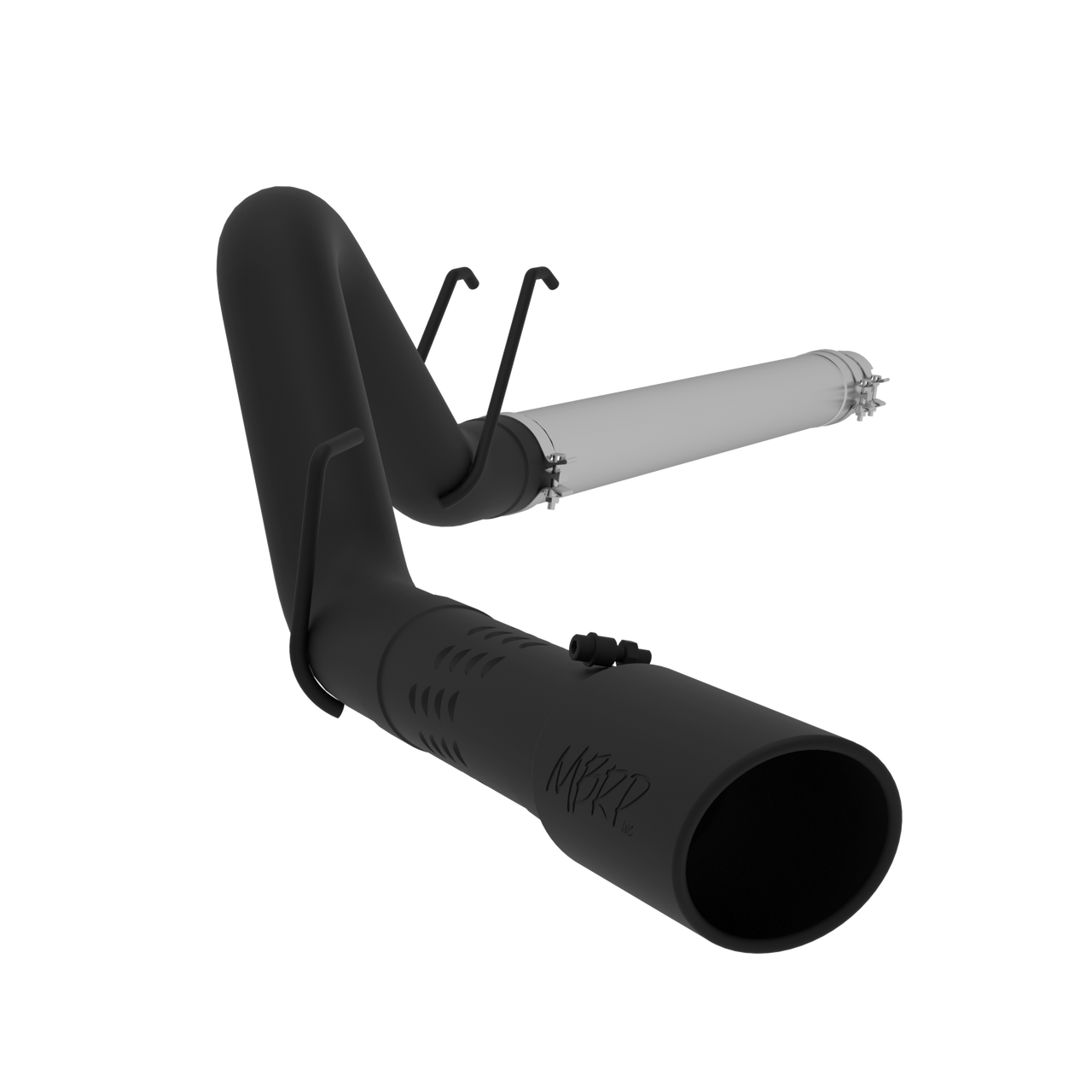 Black Coated 4" Filter Back Single Side Exit