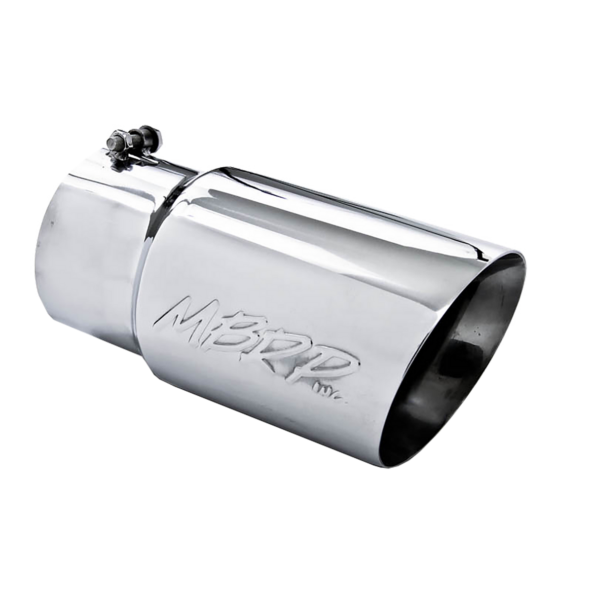 T304 Stainless Steel Tip; 6" OD Dual Wall Angled 5" inlet 12" length
