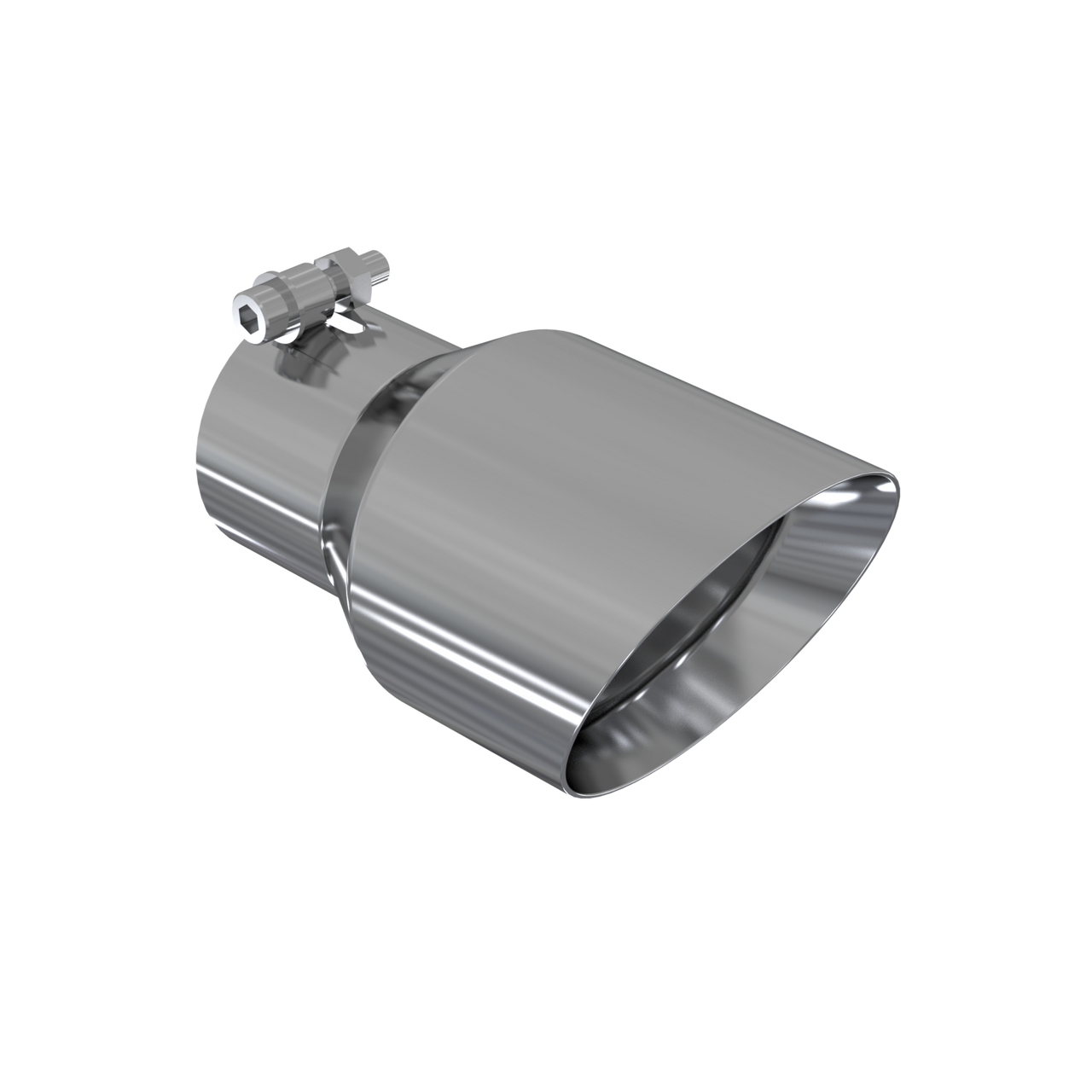 T304 Stainless Steel Tip; 4.5" OD; Dual Wall Angled; 3" inlet; 8" length