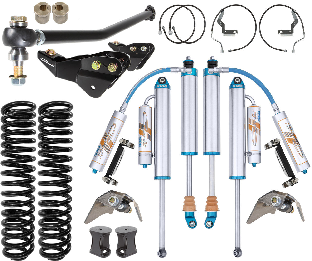 CARLI 17-22 FORD F250/350 4X4 DIESEL 4.5"/5.5" LIFT DOMINATOR SYSTEM