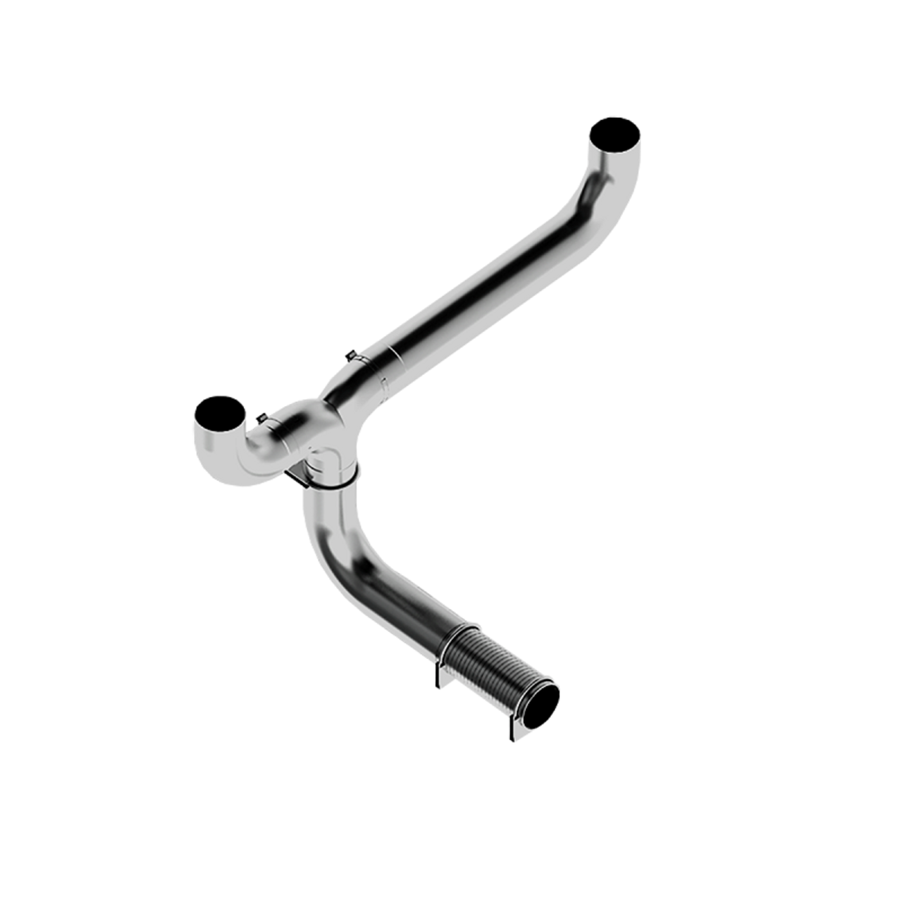 Aluminized Steel Full Size Pick-up Beds; T-Pipe Kit; 5" Smokers.