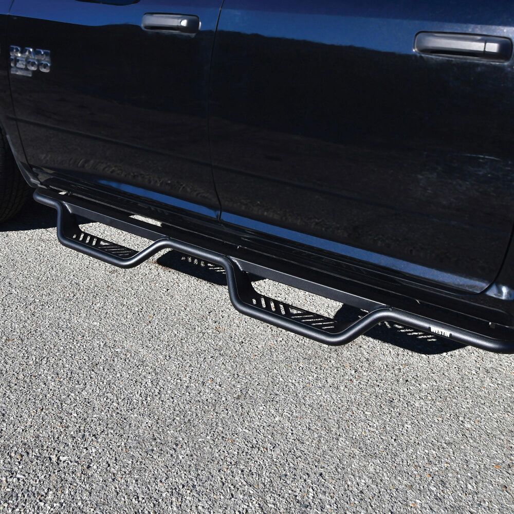 Outlaw Drop Nerf Bars Textured Black 20-14095