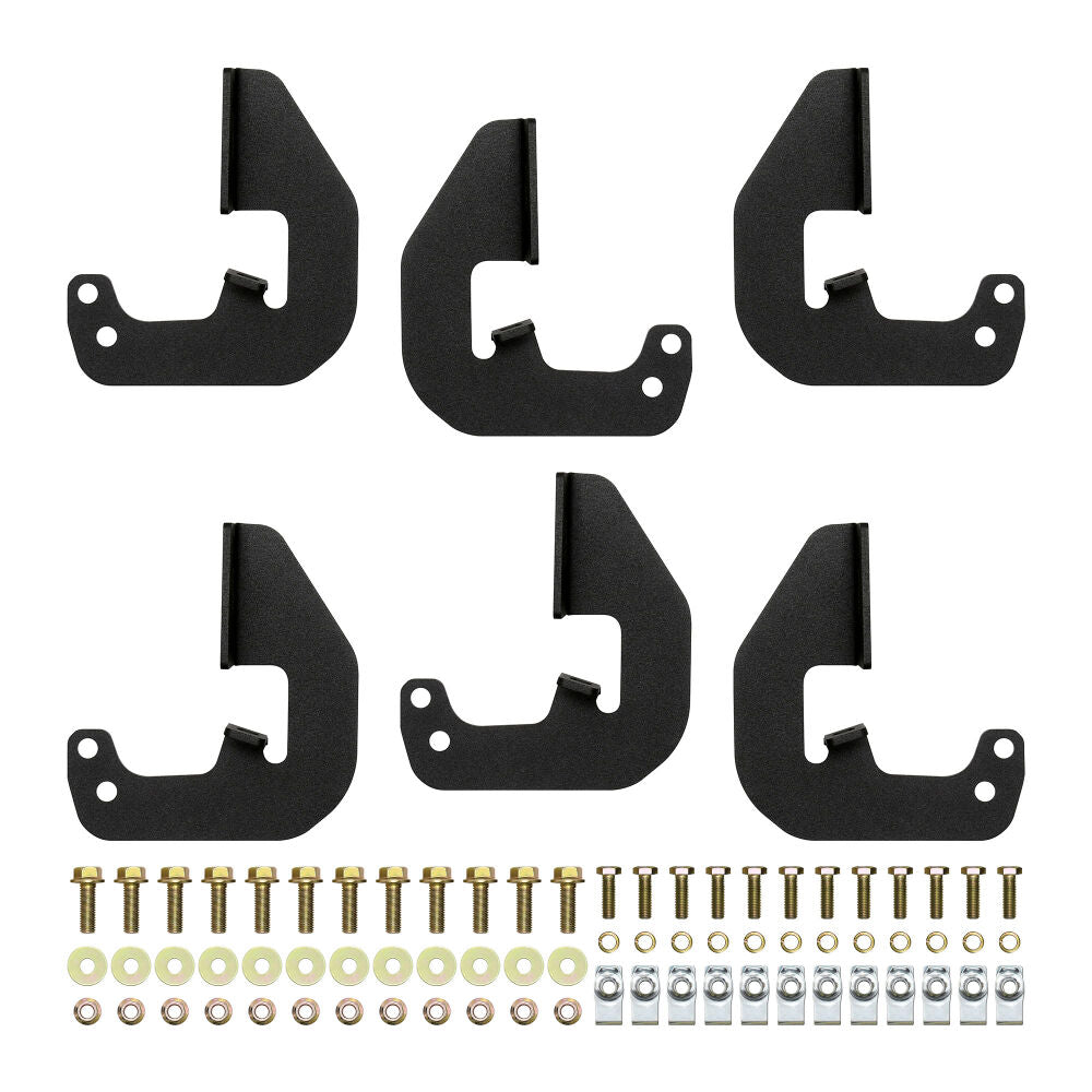 Outlaw Drop Nerf Bars Textured Black 20-13725 *CREW CAB