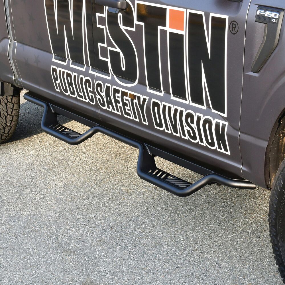 Outlaw Drop Nerf Bars Textured Black 20-13945