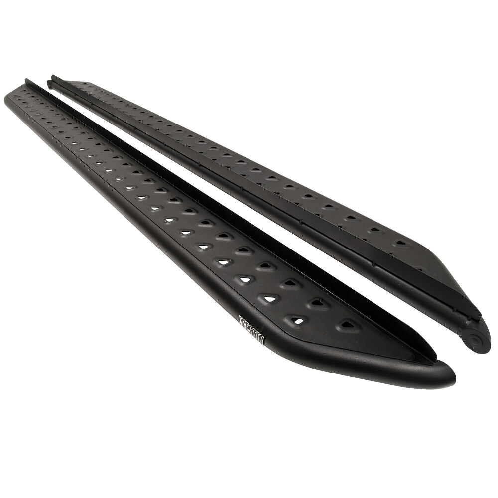 Outlaw Running Boards Textured Black 28-31095