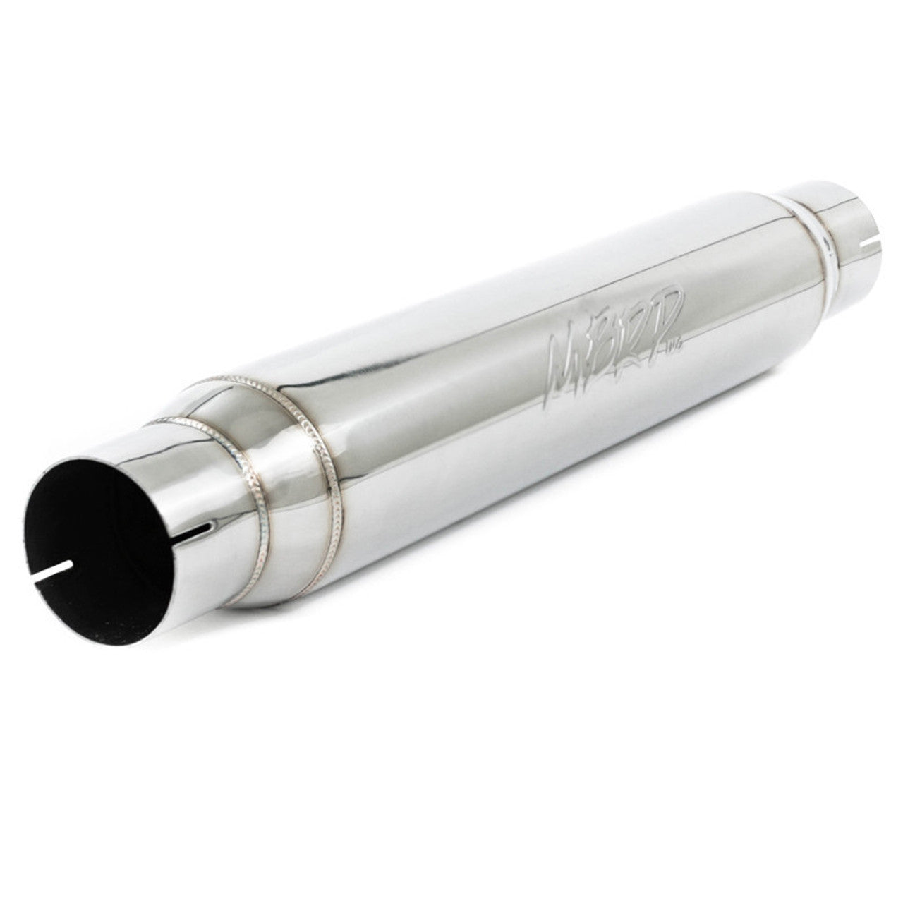 T304 Stainless Steel Resonator; 3" Inlet/Outlet; 22 Body; 4” OD; 26" Overall Length