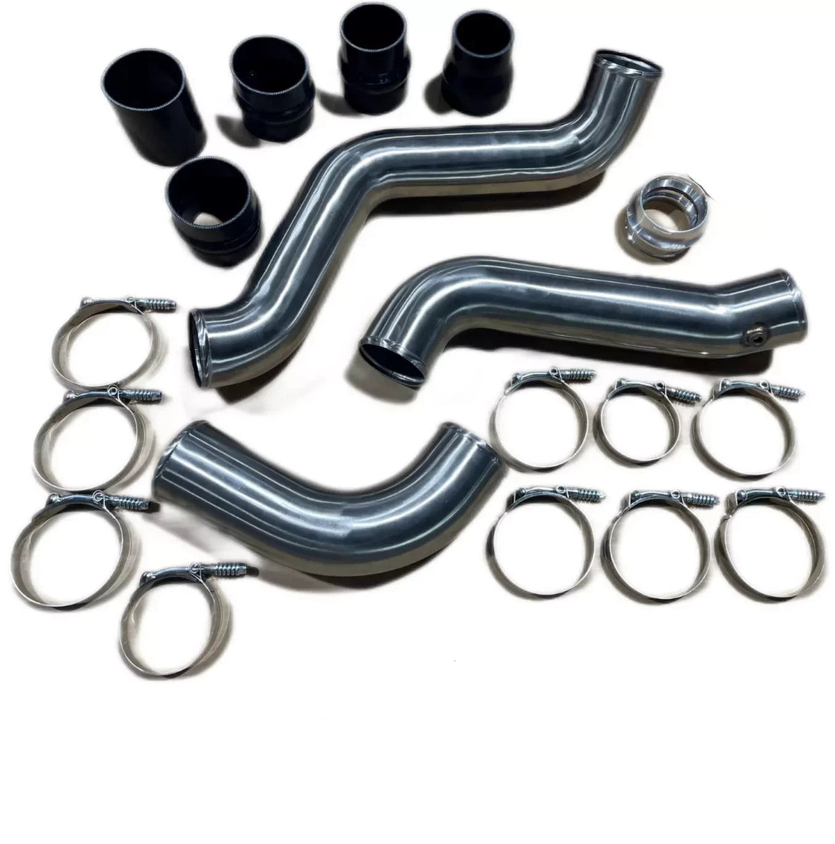 304 SS Intercooler Pipe Upgrade Kit 17-19 Chevy GMC 6.6L Duramax L5P