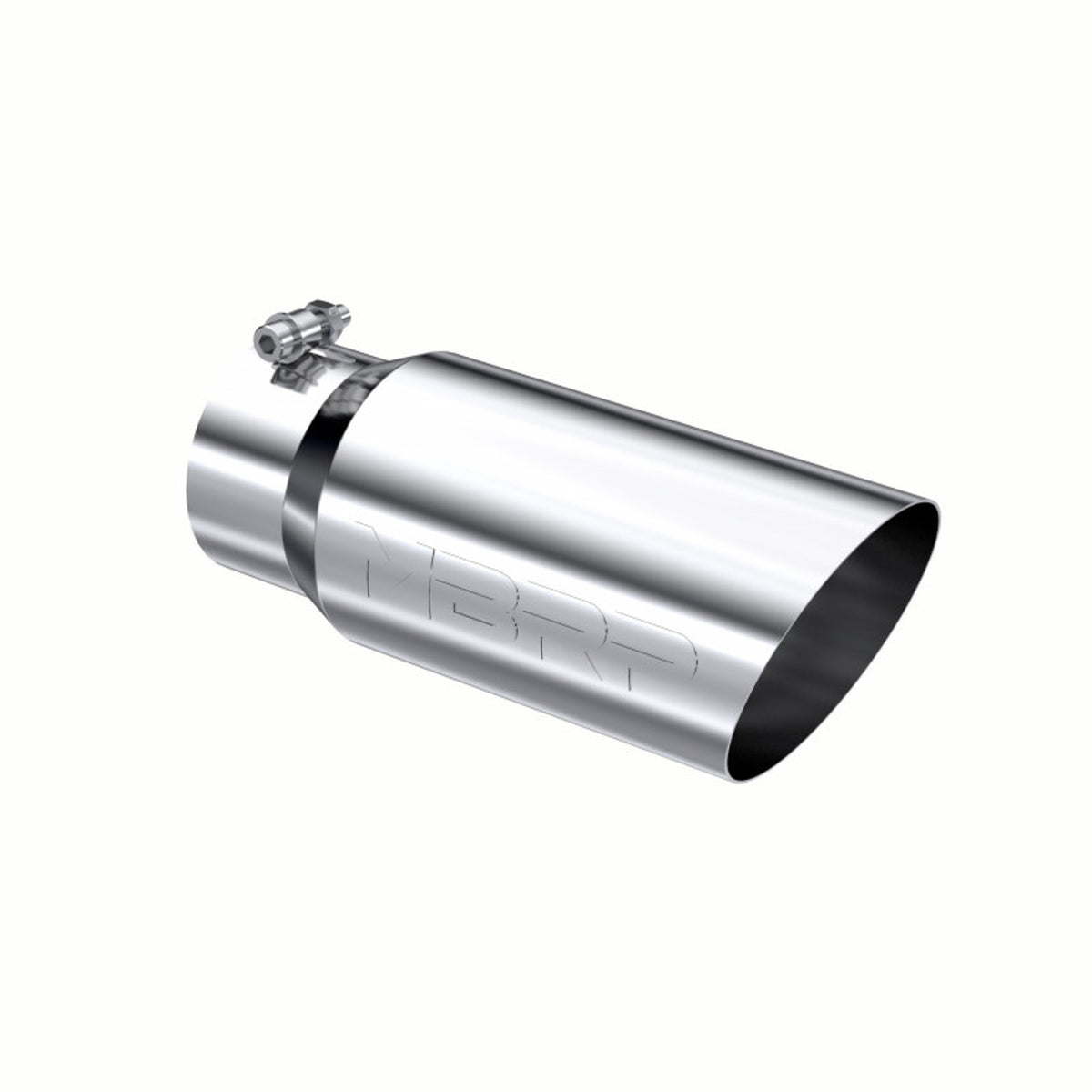 T304 Stainless Steel Tip; 5" OD Angled Single Walled 4" inlet 12" length