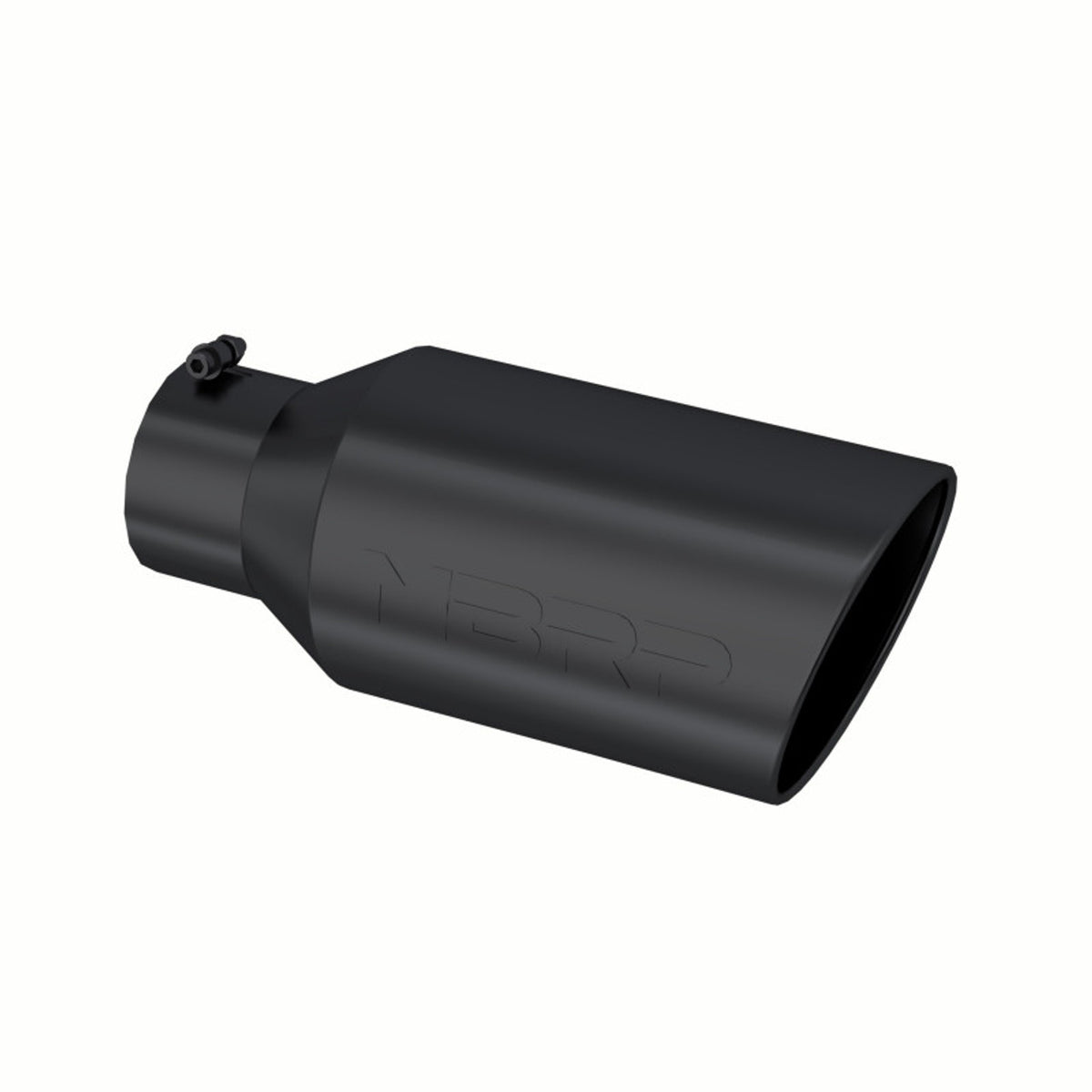 Black Coated Tip; 6" OD; Rolled end; 5" ID; 18" length