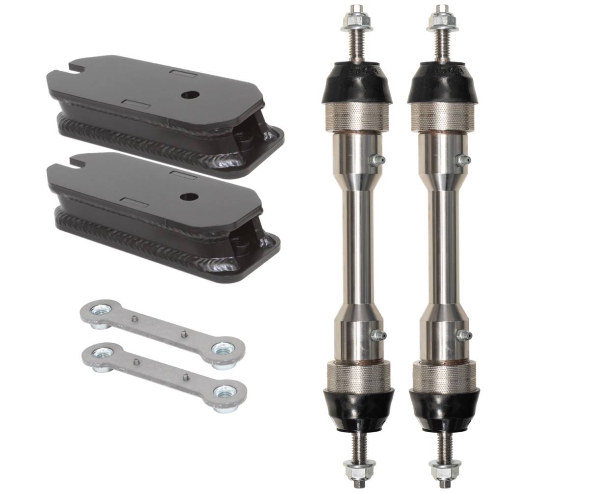 2017-2024 FORD F250/350 4X4 EXTENDED SWAY BAR END LINK & SWAY BAR DROP BRACKET KIT - 4.5"/5.5"