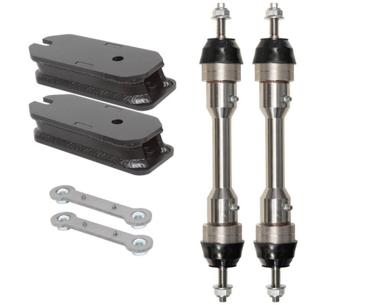 2017-2025 FORD F250/350 4X4 EXTENDED SWAY BAR END LINK & SWAY BAR DROP BRACKET KIT - 4.5"/5.5"