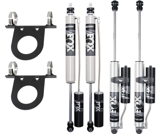 CARLI 2005+ FORD F250/350 4X4, DIESEL - 2½" SHOCK BACKCOUNTRY PACKAGE (Full Progressive Leaf Spring Valving)