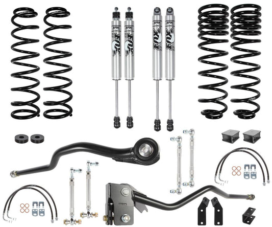 CARLI SUSPENSION 3" COMMUTER SYSTEM 07-17 JEEP JKU *FOX*