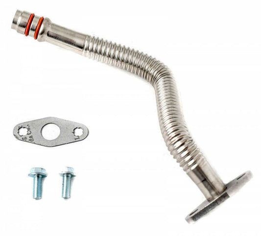 HD Turbocharger Oil Drain Line Tube For 2004-2007 Dodge Ram 5.9L Cummins Diesel