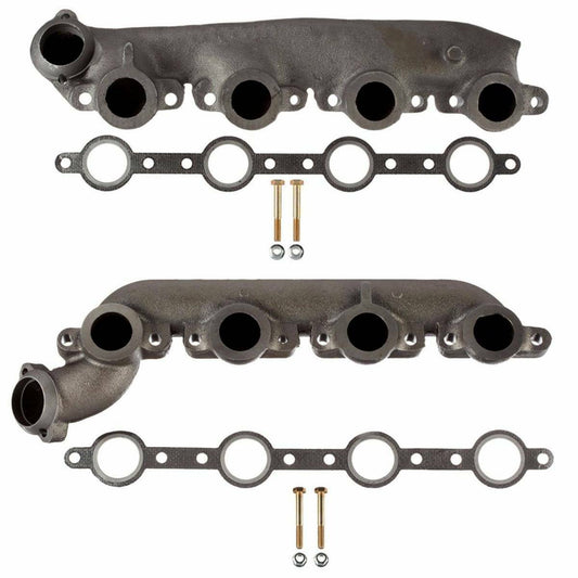 CDP High Flow Exhaust Manifold Set For 99.5-03 Ford 7.3L F250 F350 F450 Powerstroke