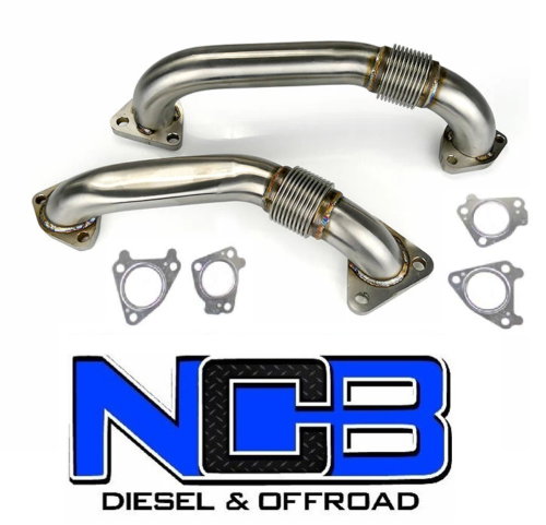 CDP Driver & Passenger Side High Flow Up Pipes For 2001-2004 GM LB7 6.6L Duramax