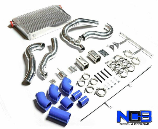 CDP High Flow Intercooler & Polished IC Pipes for 1994-1997 Ford 7.3 OBS Diesel